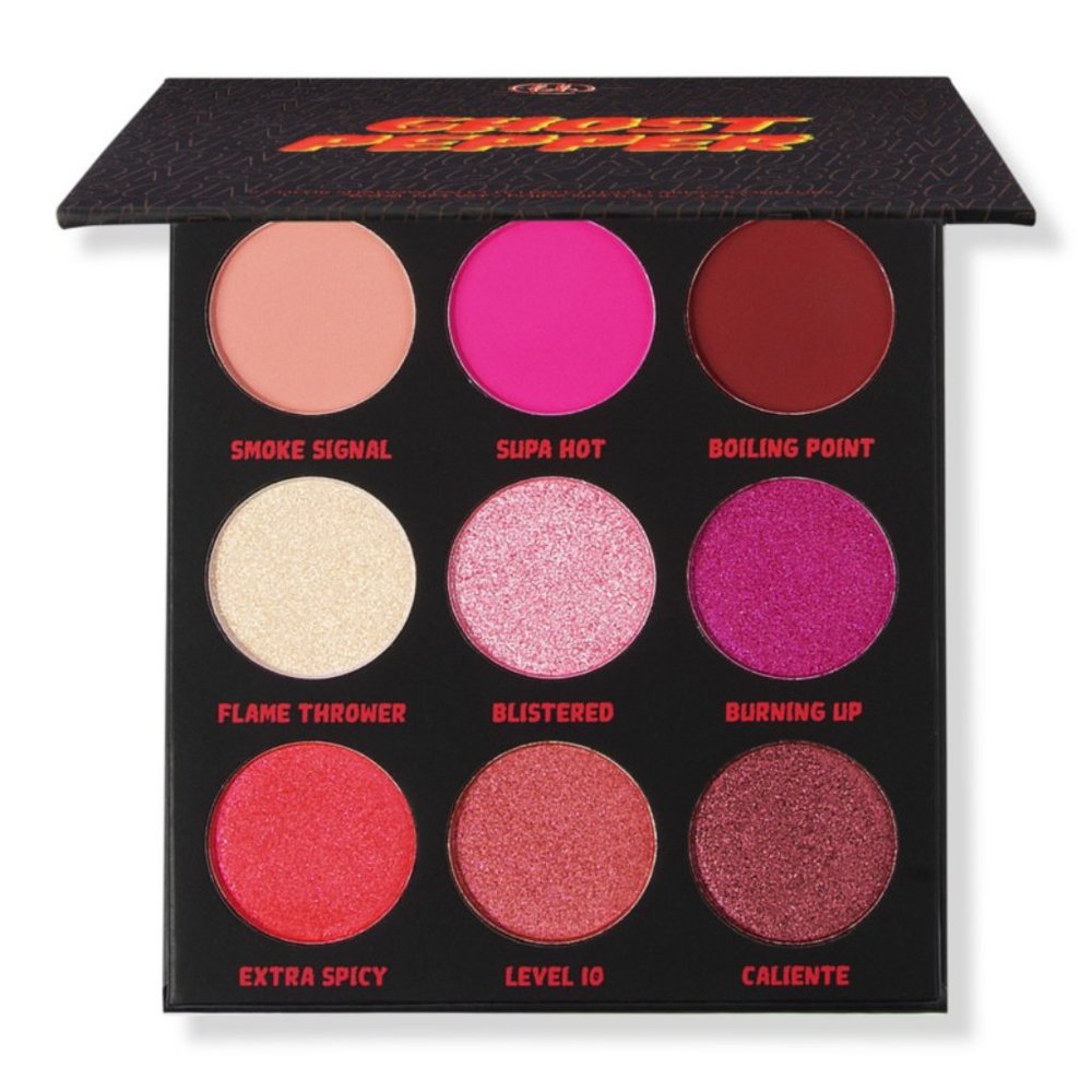 NEW BH Cosmetics Ghost Pepper Orange Red Eyeshadow Palette NWT BNIB